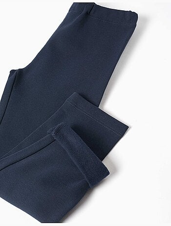 Leggings à coupe skinny en coton peigné