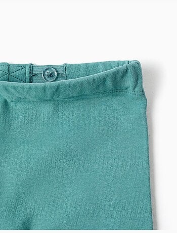 Leggings à coupe skinny en coton peigné