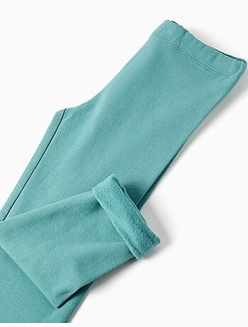 Leggings à coupe skinny en coton peigné