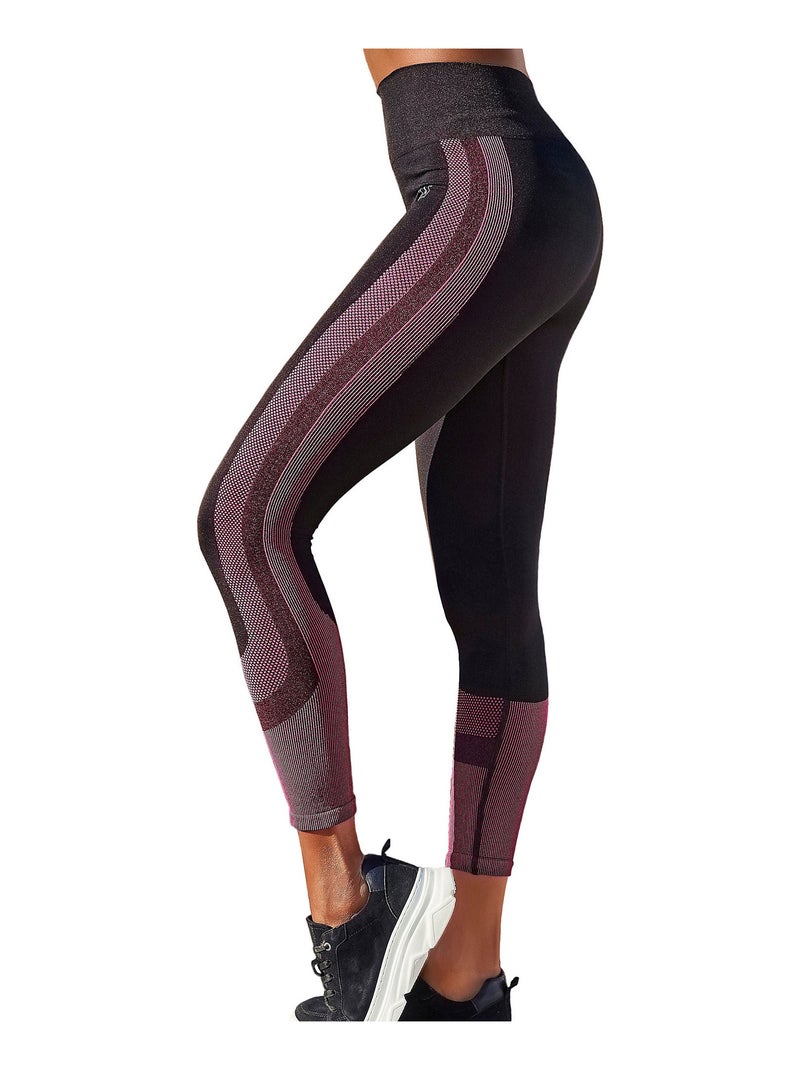 Leggings de sport sans coutures Seamless Noir - Kiabi