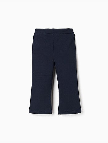 Leggings évasé en coton peigné