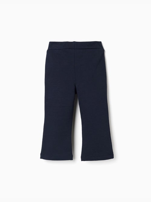 Leggings évasé en coton peigné - Kiabi