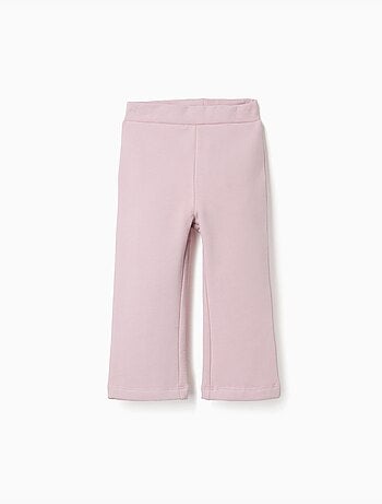 Leggings évasé en coton peigné