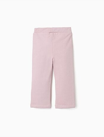 Leggings évasé en coton peigné