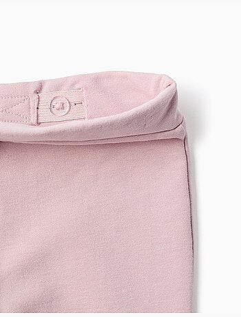 Leggings évasé en coton peigné