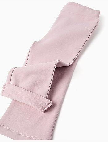 Leggings évasé en coton peigné