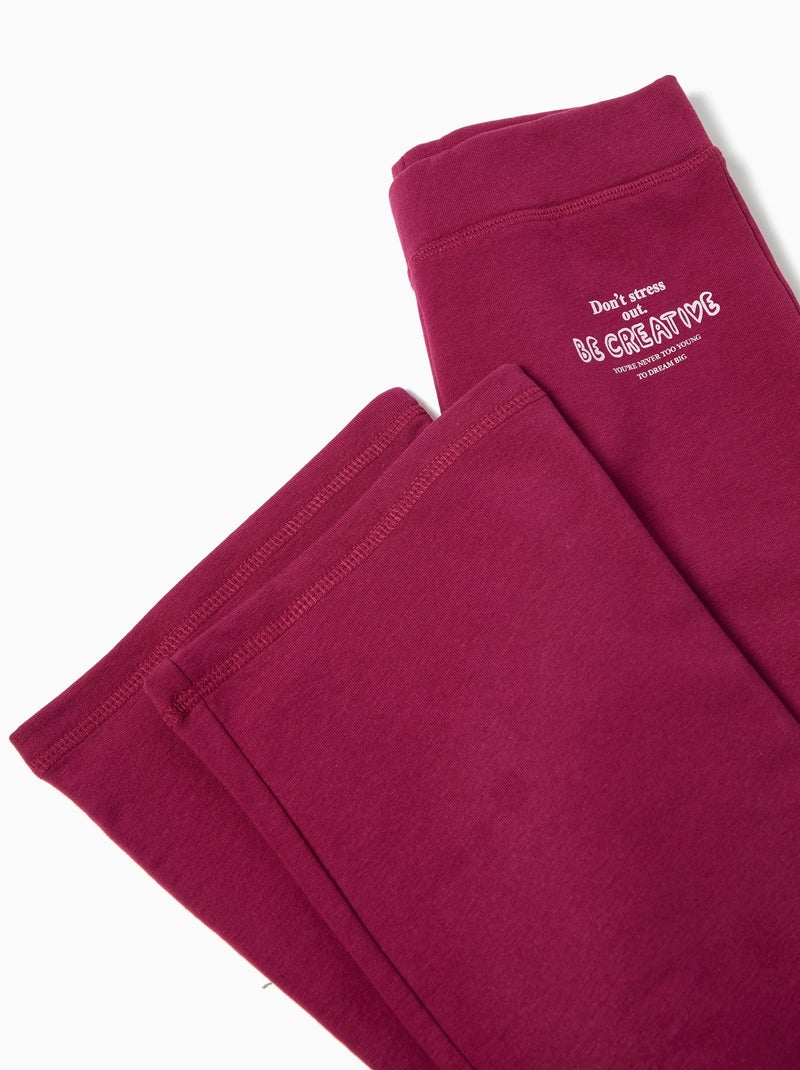 Leggings Flare, MO Fashion Rouge - Kiabi