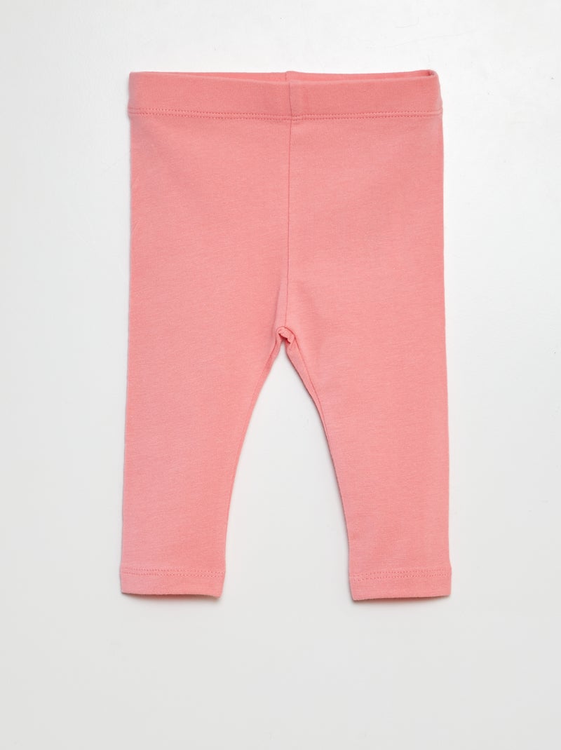 Leggings longs à imprimé - 2 pièces Violet - Kiabi