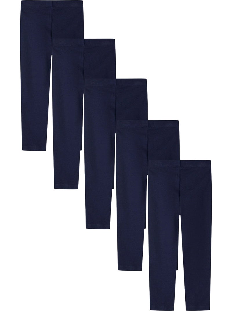 Leggings motif/style uni - minoti Bleu - Kiabi