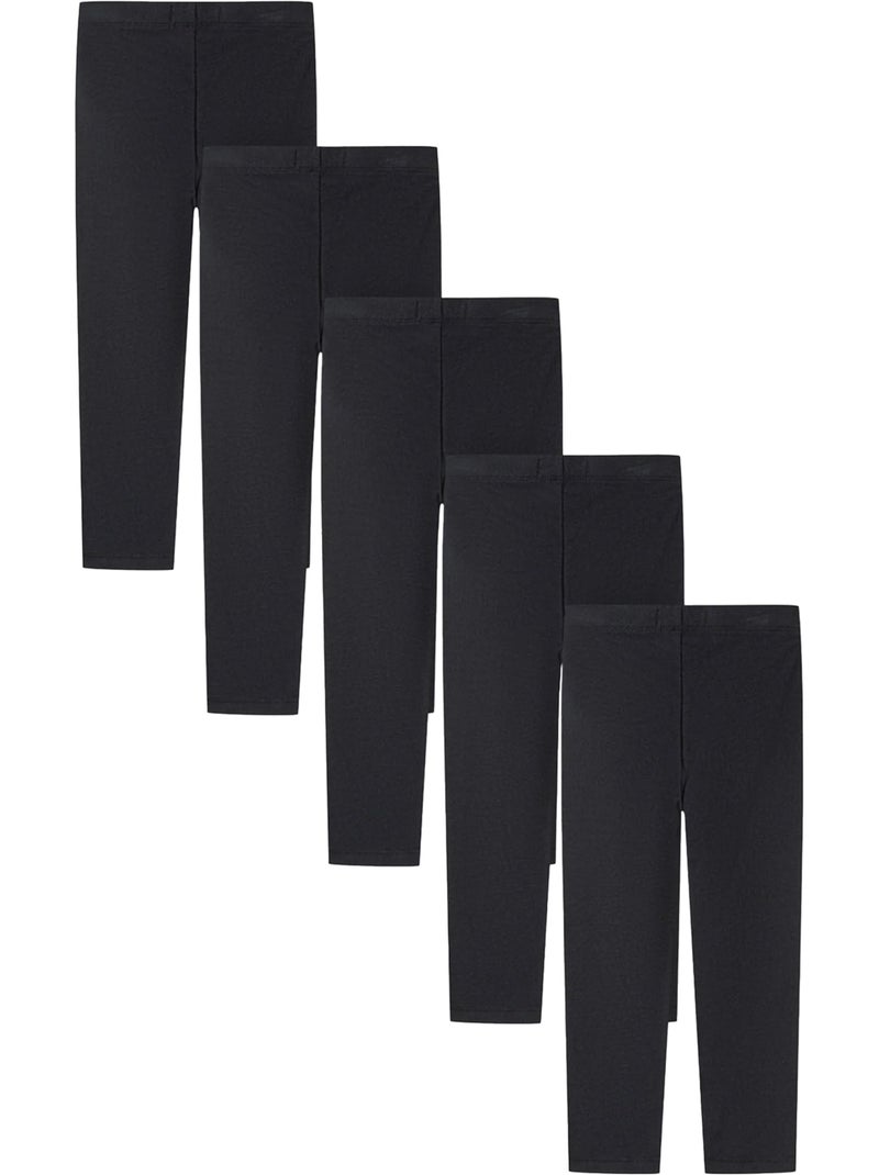 Leggings motif/style uni - minoti Noir - Kiabi
