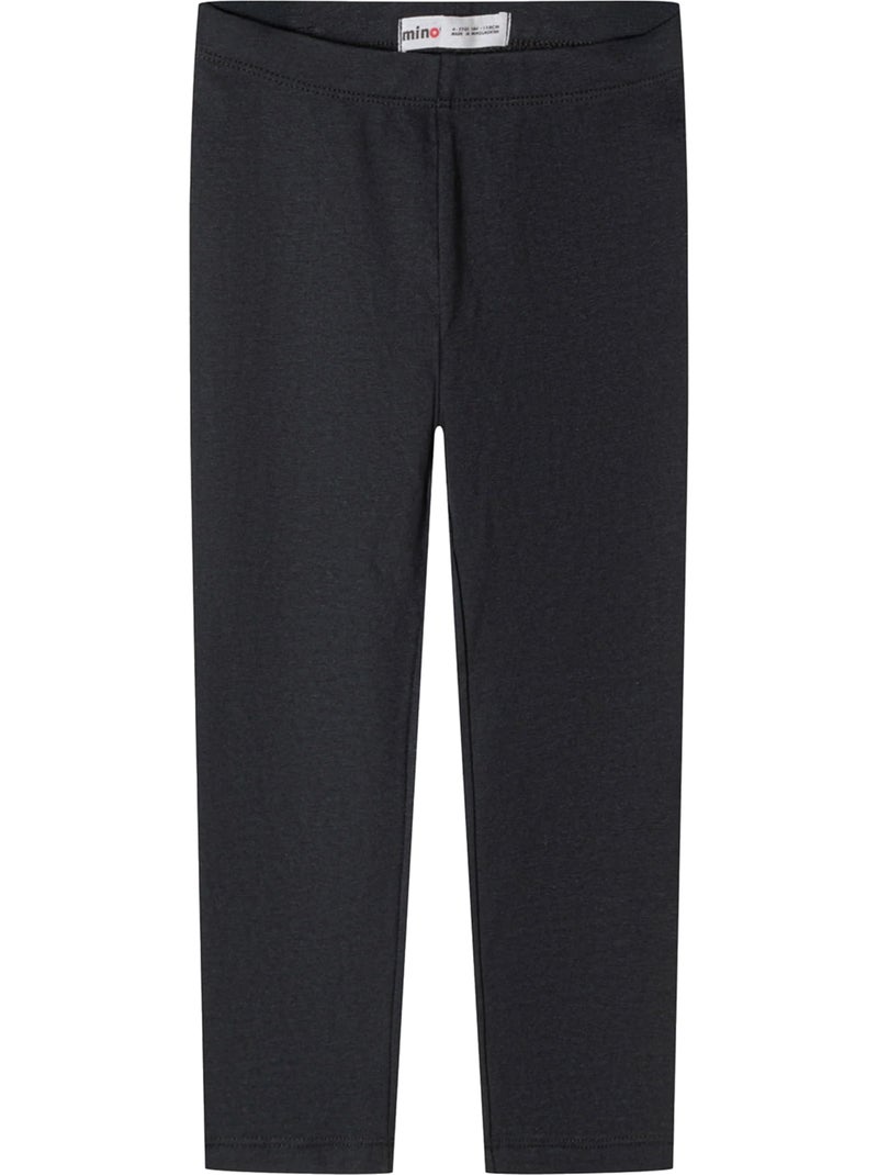 Leggings motif/style uni - minoti Noir - Kiabi