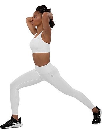 Leggings sport taille mi-haute fitness femme run
