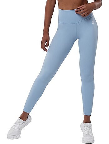 Leggings sport taille mi-haute fitness femme shine