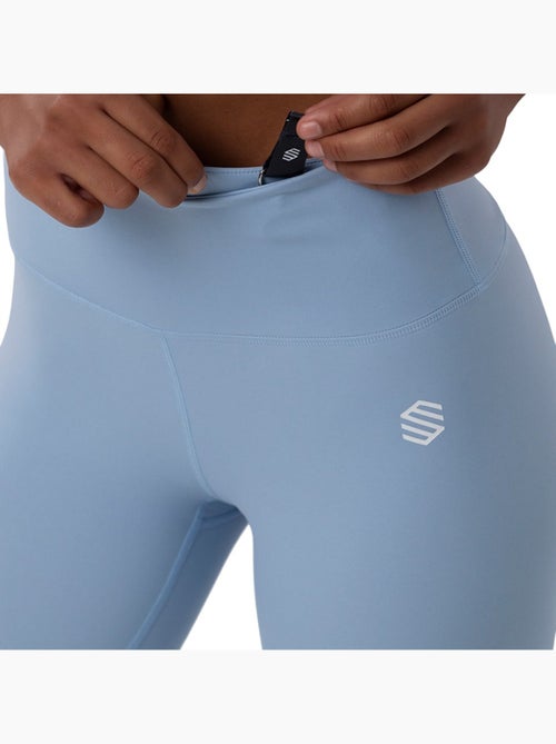 Leggings sport taille mi-haute fitness femme shine - Kiabi