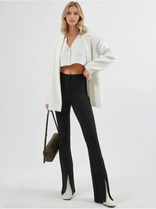 Leggings taille haute et coupe slim busem - Kiabi Leggings taille haute et coupe slim busem - Kiabi