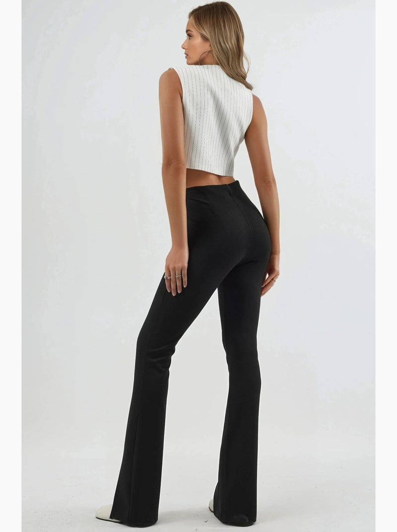 Leggings taille haute et coupe slim busem Noir - Kiabi