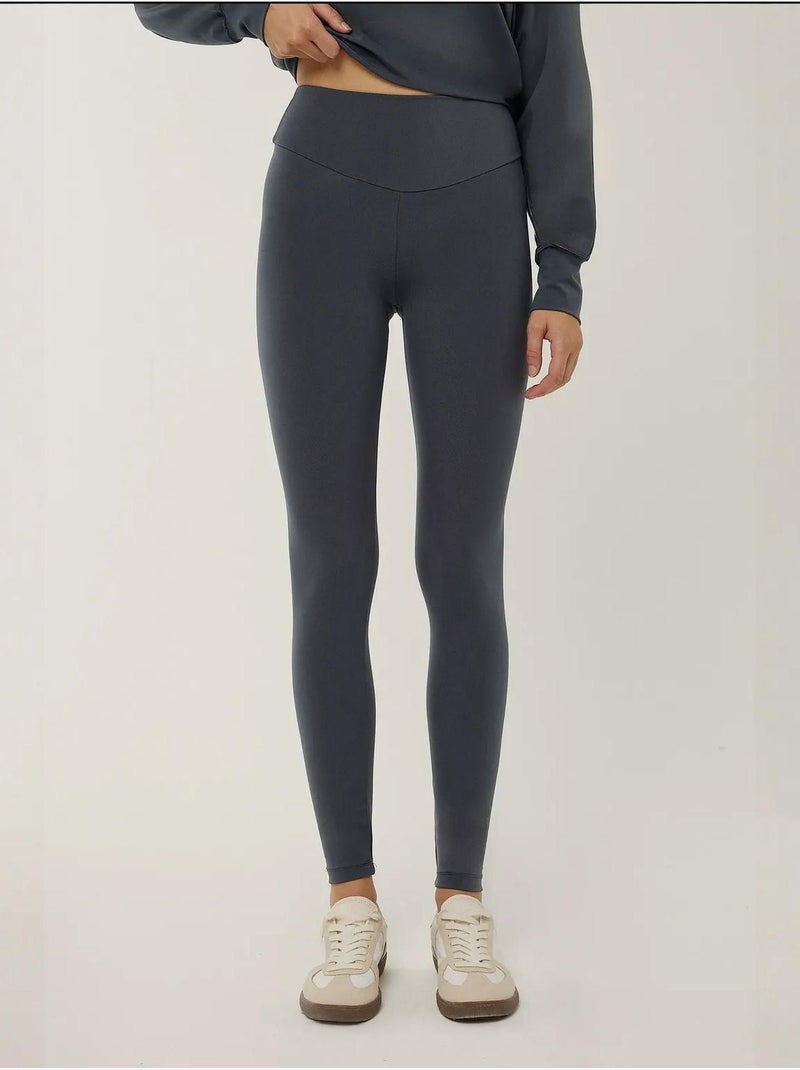 Leggings taille haute Gris - Kiabi