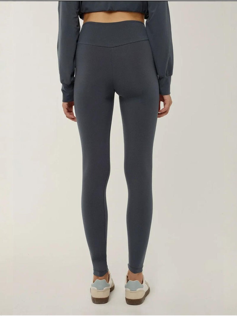 Leggings taille haute Gris - Kiabi