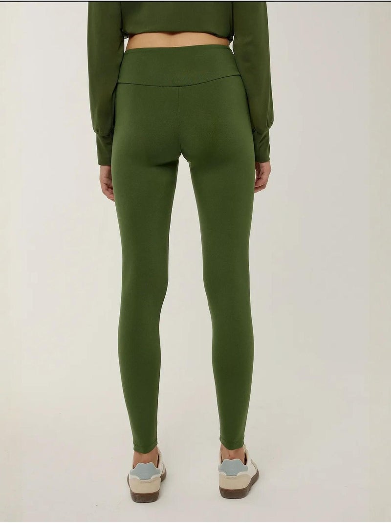 Leggings taille haute Vert - Kiabi