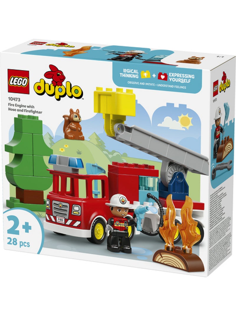 LEGO 10473 - Camion De Pompiers Duplo Bleu - Kiabi