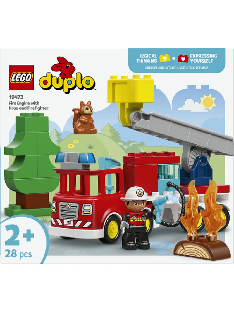 LEGO 10473 - Camion De Pompiers Duplo Bleu - Kiabi