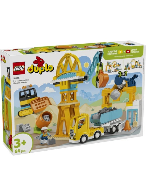 LEGO 10476 - Chantier et Véhicules 3en1 Duplo - Kiabi