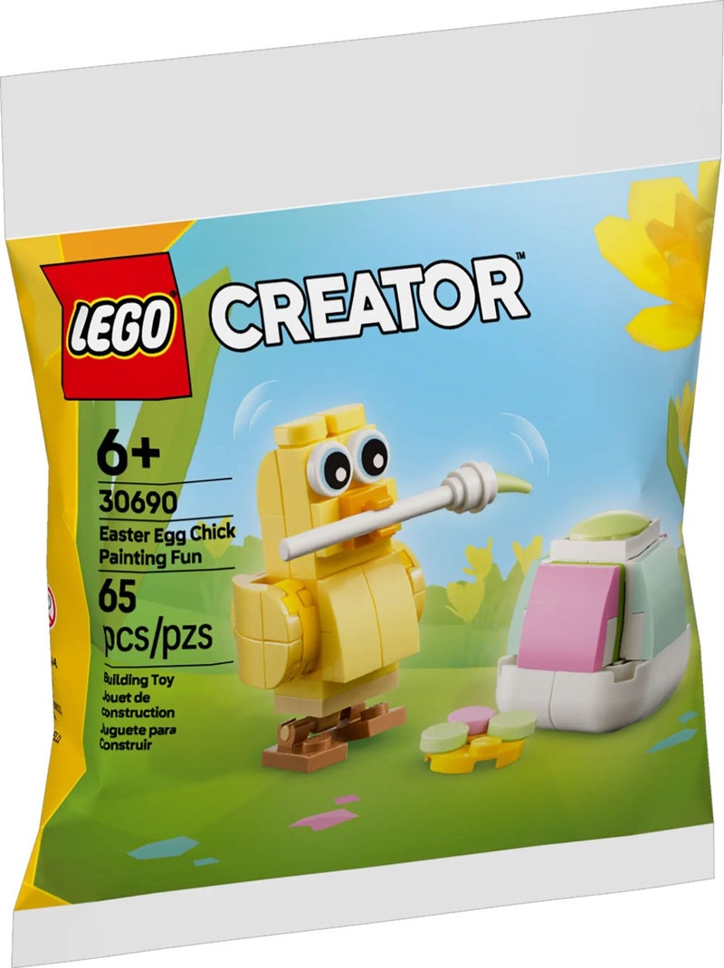 LEGO 30690 - Poussin Créatif Peignant un Œuf de Pâques Multicolore - Kiabi
