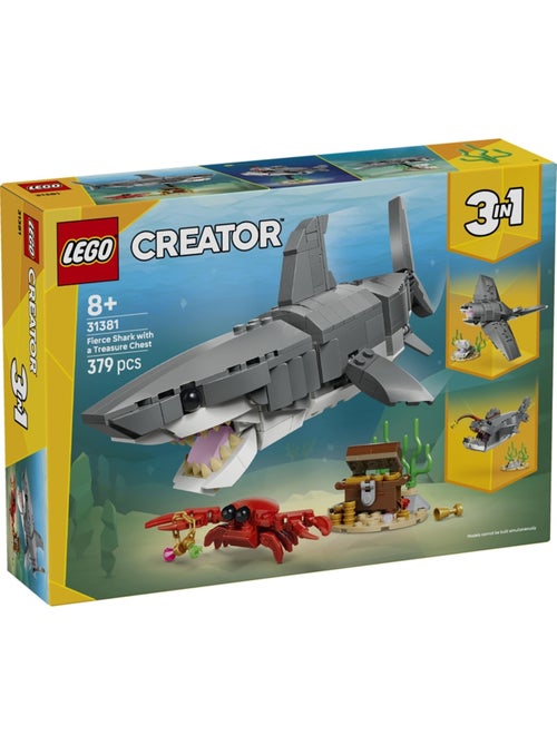LEGO 31381 - Requin Et Coffre Trésor Creator - Kiabi