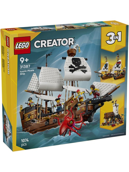 Lego 31387 - bateau pirate mythique - Kiabi