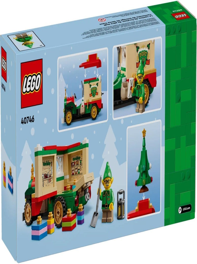 LEGO 40746 - Le camion de livraison du Père Noël, 224 pièces Vert - Kiabi