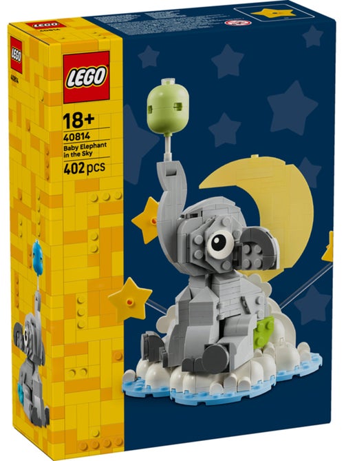 LEGO 40814 Le bébé éléphant dans le ciel - Kiabi