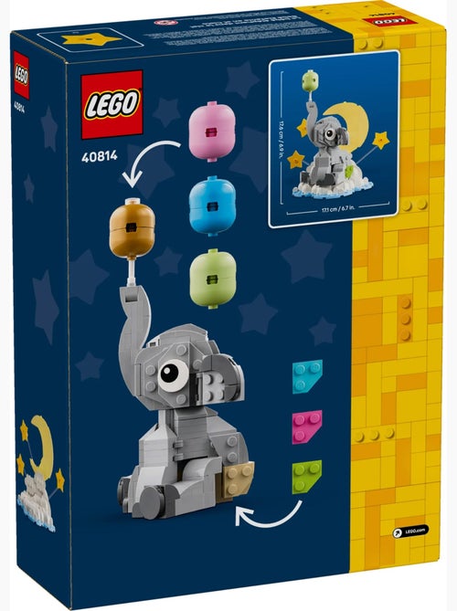 LEGO 40814 Le bébé éléphant dans le ciel - Kiabi