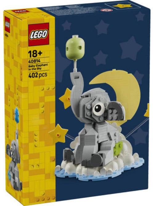 LEGO 40814 Le bébé éléphant dans le ciel - Kiabi