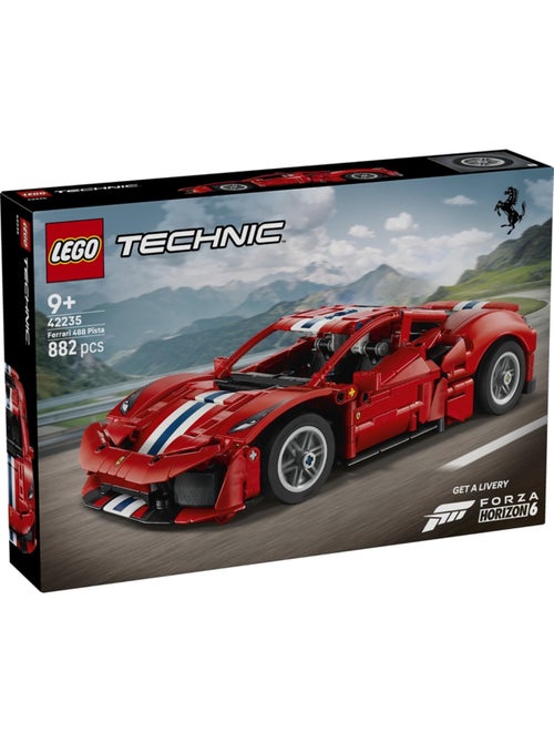 Lego 42235 - voiture ferrari 488 pista - Kiabi