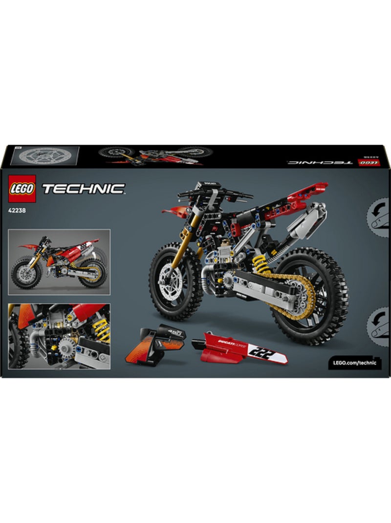 Lego 42238 - la moto ducati desmo450 mx factory Rouge - Kiabi