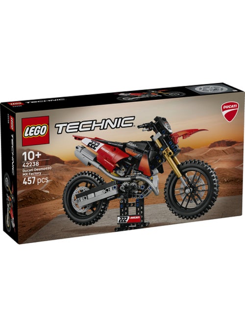 Lego 42238 - la moto ducati desmo450 mx factory - Kiabi