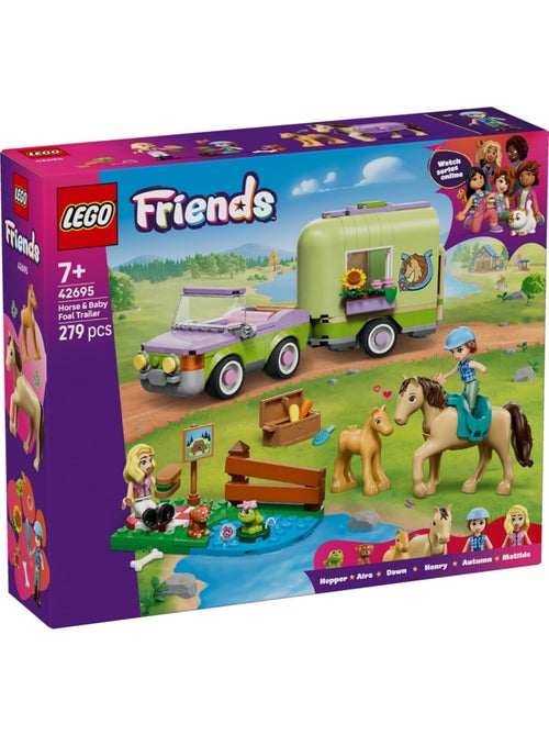 LEGO 42695 - Remorque Cheval Et Poulain Friends - Kiabi