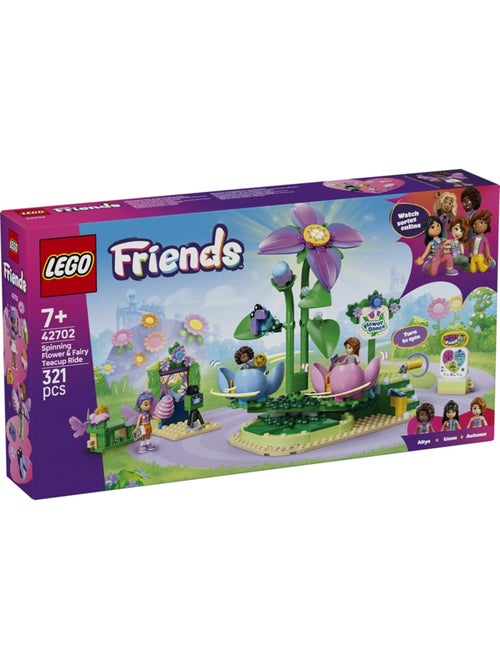 Lego 42702 - la fleur tournoyante et les tasses à thé féériques - Kiabi