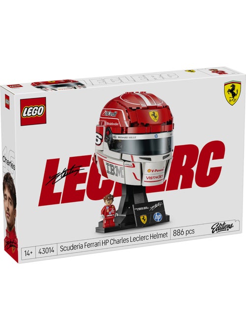 Lego 43014 - scuderia ferrari hp casque de charles leclerc - Kiabi