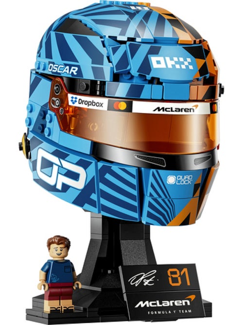 Lego 43017 - mclaren mastercard f1® team casque d’oscar piastri - Kiabi