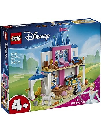 Lego 43283 - château de cendrillon et ses amis animaux