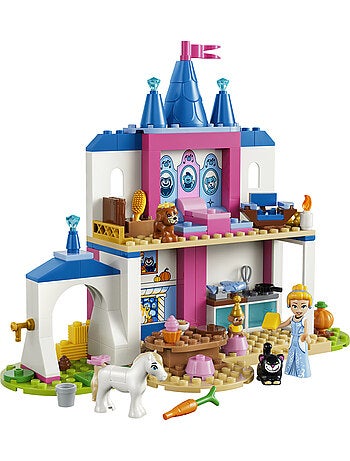 Lego 43283 - château de cendrillon et ses amis animaux