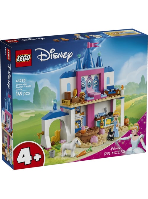 Lego 43283 - château de cendrillon et ses amis animaux - Kiabi