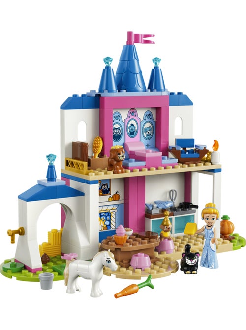 Lego 43283 - château de cendrillon et ses amis animaux - Kiabi