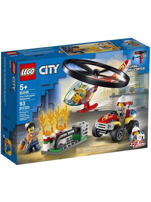 LEGO® 60248 City : L'intervention de l'hélicoptère des pompiers - Kiabi LEGO® 60248 City : L'intervention de l'hélicoptère des pompiers - Kiabi