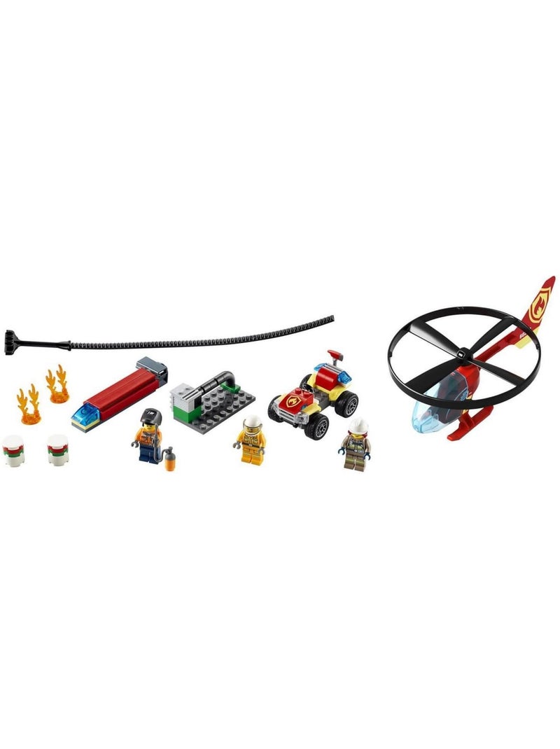 LEGO® 60248 City : L'intervention de l'hélicoptère des pompiers Multicolore - Kiabi