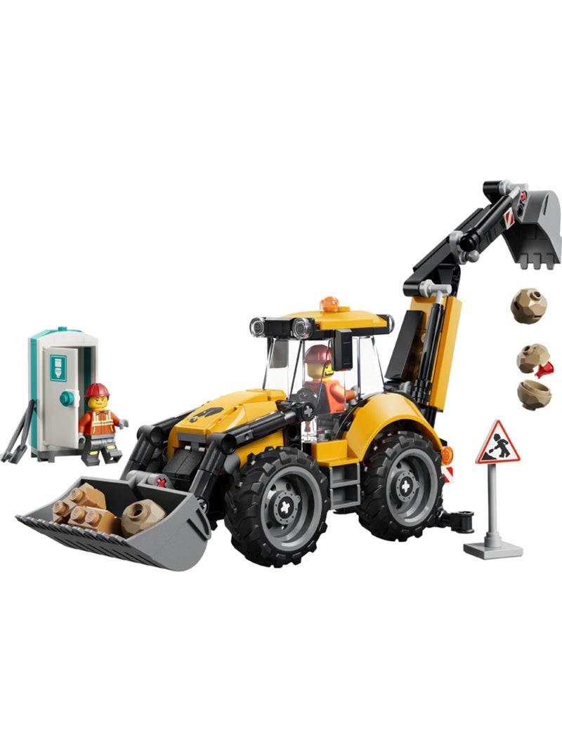 Lego 60480 - le tractopelle jaune Bleu - Kiabi