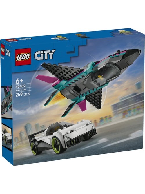 LEGO 60489 - Le Jet Contre La Voiture City - Kiabi