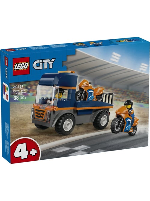 LEGO 60491 - Transporteur De Motos City - Kiabi