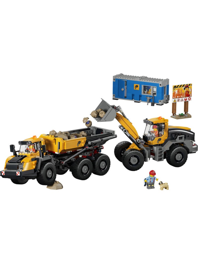 Lego 60494 - le camion-benne et la chargeuse frontale Bleu - Kiabi